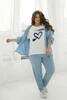 Комфортний костюм трійка великі розміри і норма (р.46-68) - 3