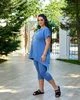 Жіночий літній костюм туніка+бриджі розміри 50-64 - 21
