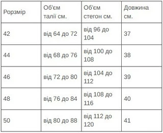 Тепла кашемірова спідниця-шорти (р. 42-50)
